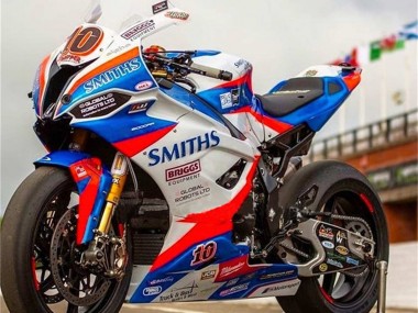 Carénages Moto BMW S1000RR 2019-2022 - Blanc Bleu Rouge Smiths Abordables