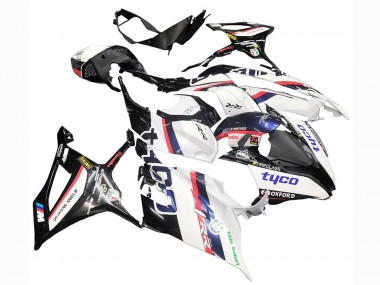 Carénages Moto BMW S1000RR 2019-2022 - Blanc Noir Rose Oxford Abordables