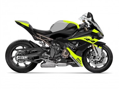 Carénages Moto BMW S1000RR 2019-2022 - Noir Jaune Gris Abordables