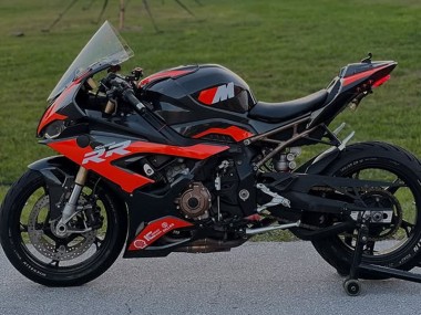 Carénages Moto BMW S1000RR 2019-2022 - Rouge Noir Abordables