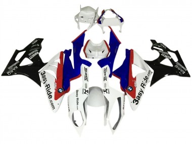 Kit Carénages Moto BMW S1000RR 2017-2018 - Blanc Bleu Rouge Noir Brillant Abordables