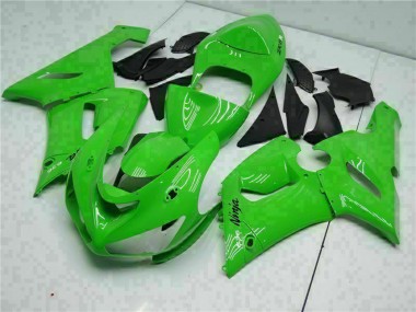 Carénage Moto Kawasaki ZX6R 2005-2006 - Vert Abordables