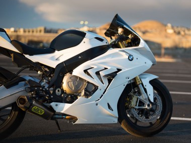 Carénages Moto BMW S1000RR 2017-2018 - Blanc Brillant Abordables