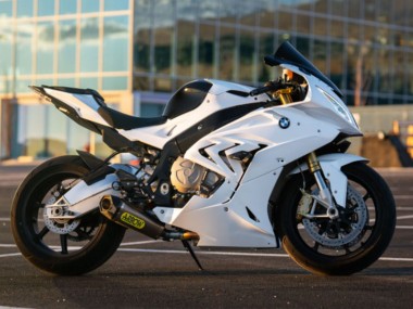 Carénages Moto BMW S1000RR 2017-2018 - Blanc Brillant Abordables