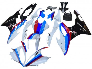 Kits Carénage Moto BMW S1000RR 2015-2016 - Blanc Rouge Bleu Noir Brillant Abordables