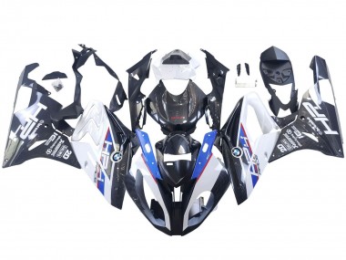 Carénages Moto BMW S1000RR 2015-2016 - Blanc Bleu Noir Fibre de Carbone Abordables