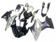 Carénage Moto BMW S1000RR 2015-2016 - Argent Noir Brillant Noir Mat