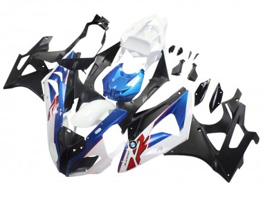 Carénages Moto BMW S1000RR 2009-2014 - Blanc Bleu Noir Mat Abordables