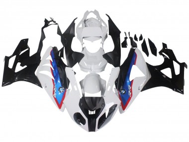Carénages Moto BMW S1000RR 2009-2014 - Blanc Rouge Bleu Noir Brillant HP Becker Carbon Abordables