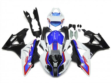 Carénages Moto BMW S1000RR 2009-2014 - Blanc Rouge Bleu Noir Brillant Fibre de Carbone RR Abordables