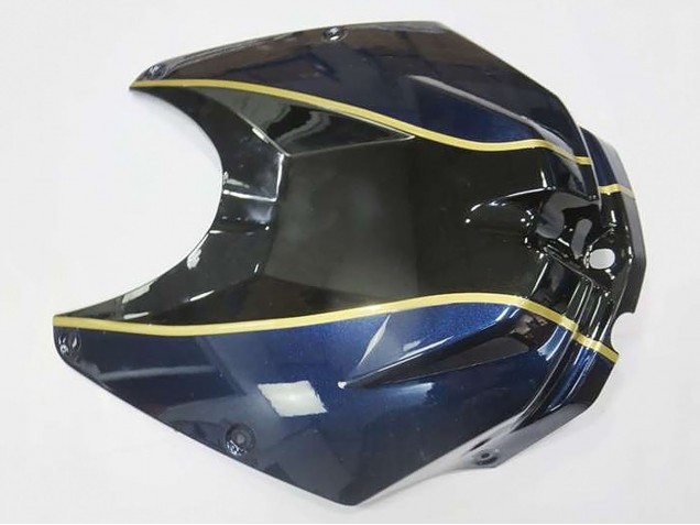Carénages Moto BMW S1000RR 2009-2014 - Argent Bleu Noir Brillant