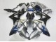 Carénages Moto BMW S1000RR 2009-2014 - Argent Bleu Noir Brillant