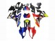 Carénages Moto BMW S1000RR 2009-2014 - Rouge Bleu Jaune Requin