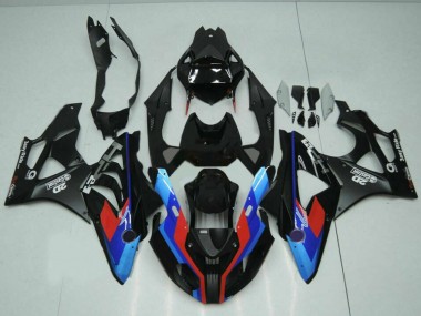 Carénages Moto BMW S1000RR 2009-2014 - Bleu Rouge Noir Mat Castrol Abordables