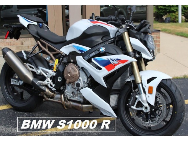 Carénages Moto BMW S1000R 2021-2025 - Blanc Bleu Rouge