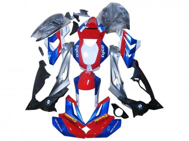 Carénages Moto BMW S1000R 2014-2016 - Rouge Bleu Abordables