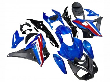 Carénages Moto BMW S1000R 2014-2016 - Bleu Rouge Abordables