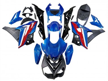 Carénages Moto BMW S1000R 2014-2016 - Bleu Rouge Abordables