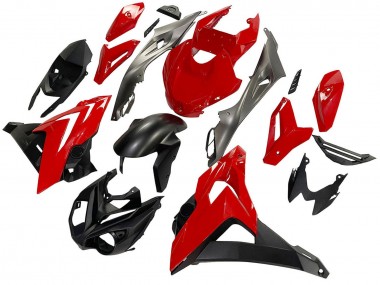 Carénages Moto BMW S1000R 2014-2016 - Noir Rouge Abordables
