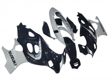 Carénage Moto Suzuki GSX600F/GSX750F 2004-2006 - Noir Brillant Gris Abordables