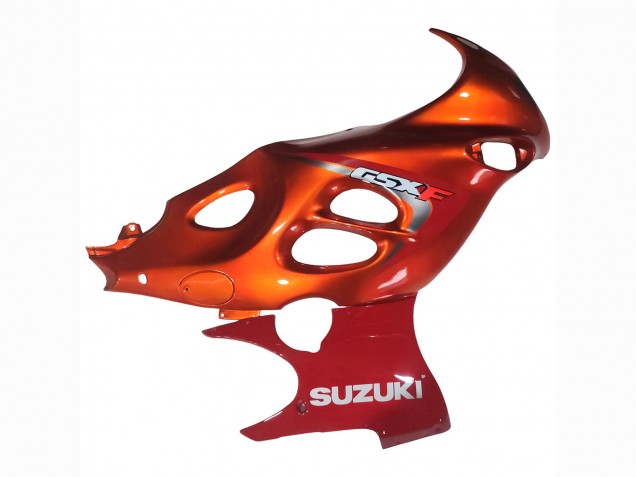 Carénages Moto Suzuki GSX600F/GSX750F 2004-2006 - Burnt Orange Blanc Logo
