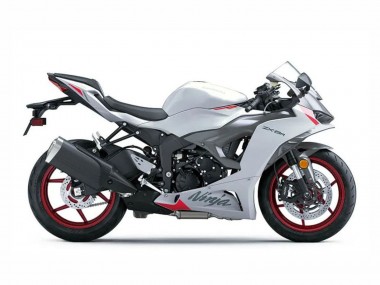 Carénages Moto Kawasaki ZX6R 2023-2025 - Blanc Perle Noir Rouge Abordables