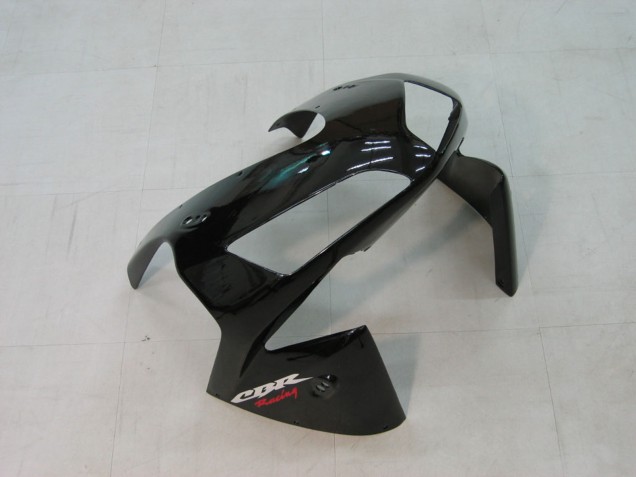Carénages Moto Honda CBR600RR 2003-2004 - Noir Brillant Rouge Décalque