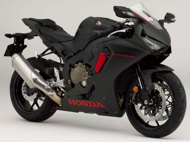 Carénages Moto Honda CBR1000RR 2017-2023 - Noir Mat Rouge Logo Abordables
