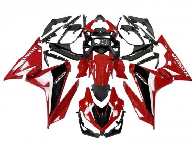 Carénage Moto Honda CBR500R 2022-2023 - Rouge Blanc Noir Abordables