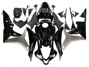 Kits Carénage Moto Honda CBR600RR 2007-2008 - Argent Noir Brillant Abordables