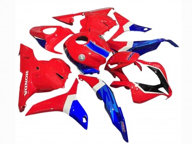 Carénages Moto Honda CBR600RR 2009-2012 - Blanc Rouge Bleu HRC Abordables