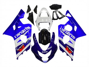 Kits Carénage Moto Suzuki GSXR 600 / GSXR 750 2004-2005 - Blanc Bleu Noir Rouge Abordables