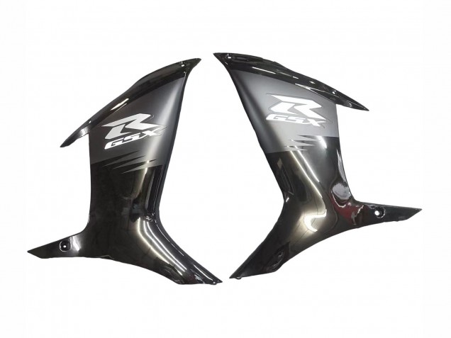 Carénages Moto Suzuki GSXR 600 / GSXR 750 2011-2024 - Noir Mat Noir Brillant Blanc Décalque