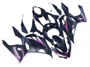 Carénages Moto Kawasaki Ninja 400 2018-2024 - Noir Mat Rose Abordables