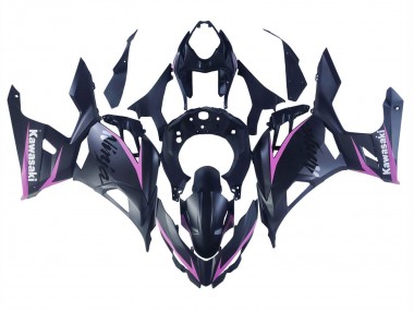 Carénages Moto Kawasaki Ninja 400 2018-2024 - Noir Mat Rose Abordables