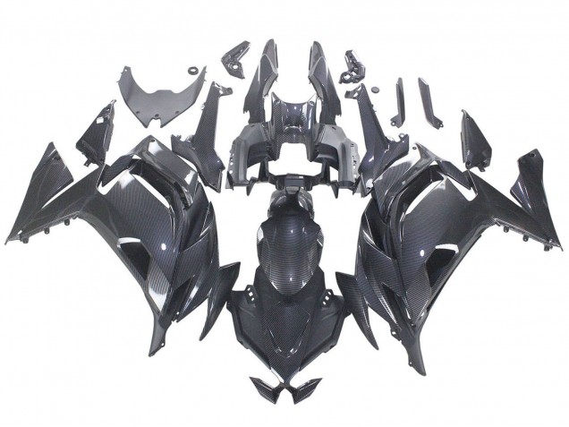 Carénages Moto Kawasaki Ninja 650 EX650 2020-2024 - Fibre de Carbone