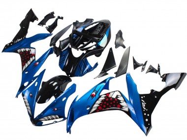 Carénages Moto Yamaha YZF 1000 R1 2004-2006 - Bleu Noir Rouge Blanc Requin Abordables