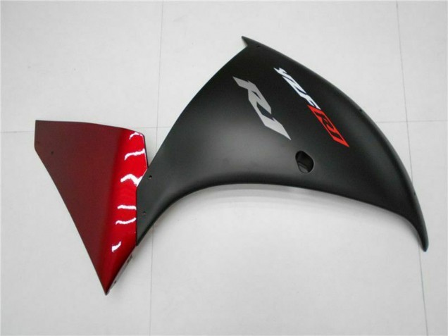 Carénages Moto Yamaha YZF 1000 R1 2009-2011 - Rouge Noir Mat