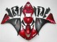 Carénages Moto Yamaha YZF 1000 R1 2009-2011 - Rouge Noir Mat