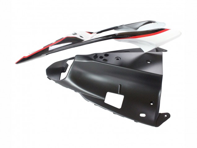 Carénage Moto Yamaha YZF 1000 R1 2012-2014 - Blanc Rouge Noir Brillant