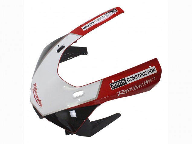 Carénages Moto Yamaha YZF 1000 R1 2020-2025 - Blanc Rouge Noir Milwaukee