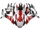 Carénages Moto Yamaha YZF 1000 R1 2020-2025 - Blanc Rouge Noir Milwaukee