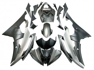 Carénages Moto Yamaha YZF 600 R6 2008-2016 - Argent Gris Abordables