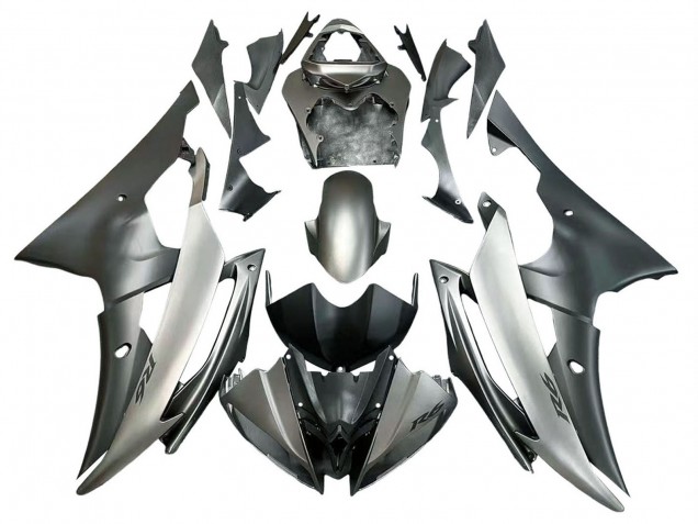 Carénages Moto Yamaha YZF 600 R6 2008-2016 - Argent Gris