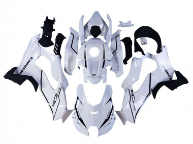 Carénages Moto Kawasaki ZX10R 2021-2025 - Blanc Noir Abordables