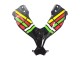 Carénages Moto Kawasaki EX300 2013-2024 - Noir Brillant Jaune Rouge Vert Bleu Blanc