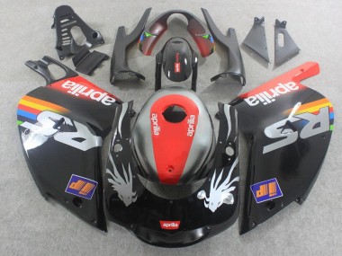 Carénages Moto Aprilia RS125 2000-2005 - Noir Rouge Argent Abordables
