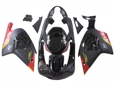 Carénages Moto Aprilia RS125 2000-2005 - Noir Rouge Jaune Abordables