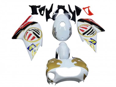 Carénages Moto Aprilia RS125 2000-2005 - Blanc Jaune Rouge Abordables