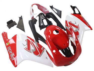 Carénages Moto Aprilia RS125 2000-2005 - Blanc Rouge Abordables